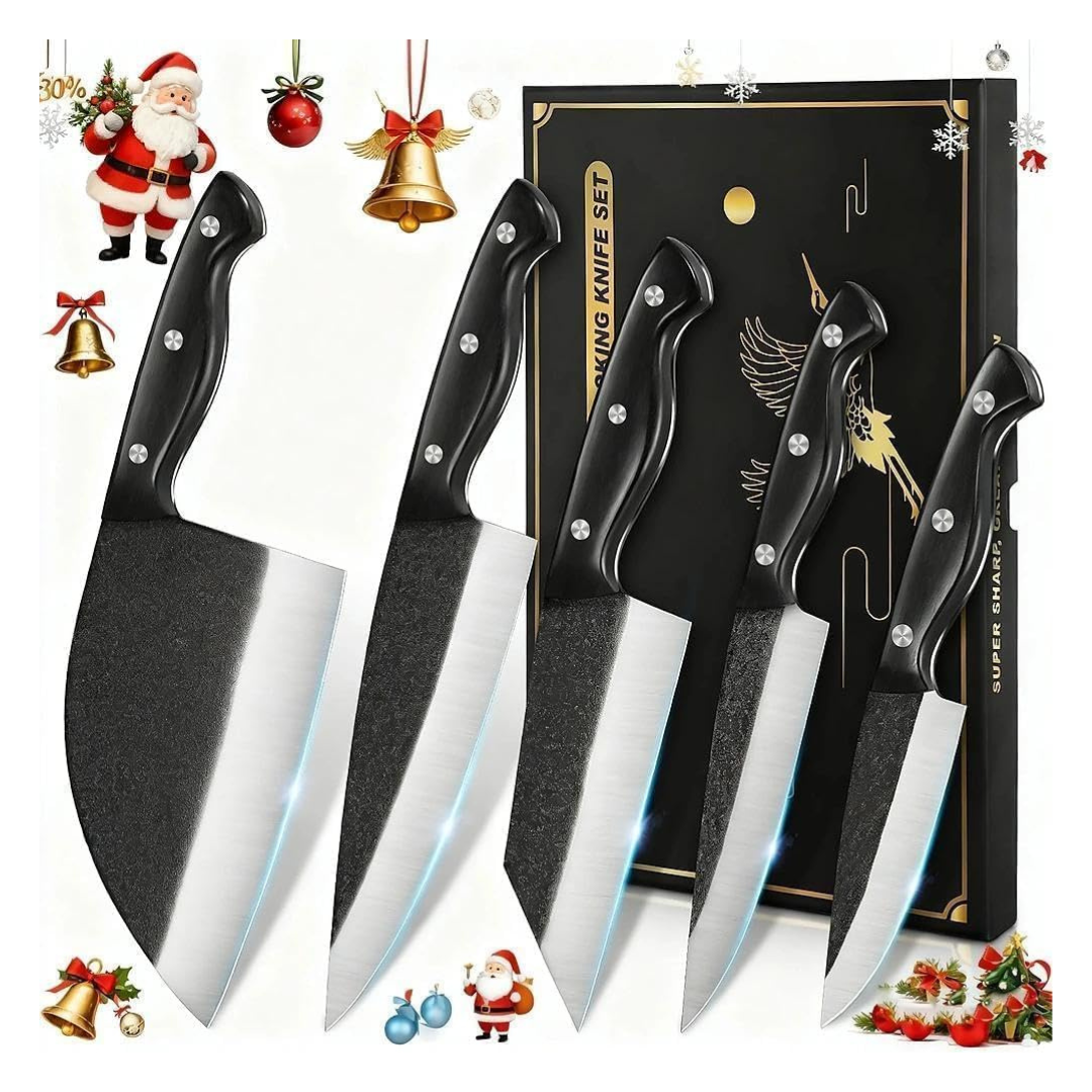 Set Of 5 SSGP Japanese Butcher Knife Set