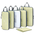6 Set Lightweight Compression Packing Cubes, 3 Sizes