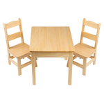 Melissa & Doug Solid Wood Kids Table & (2) Chairs