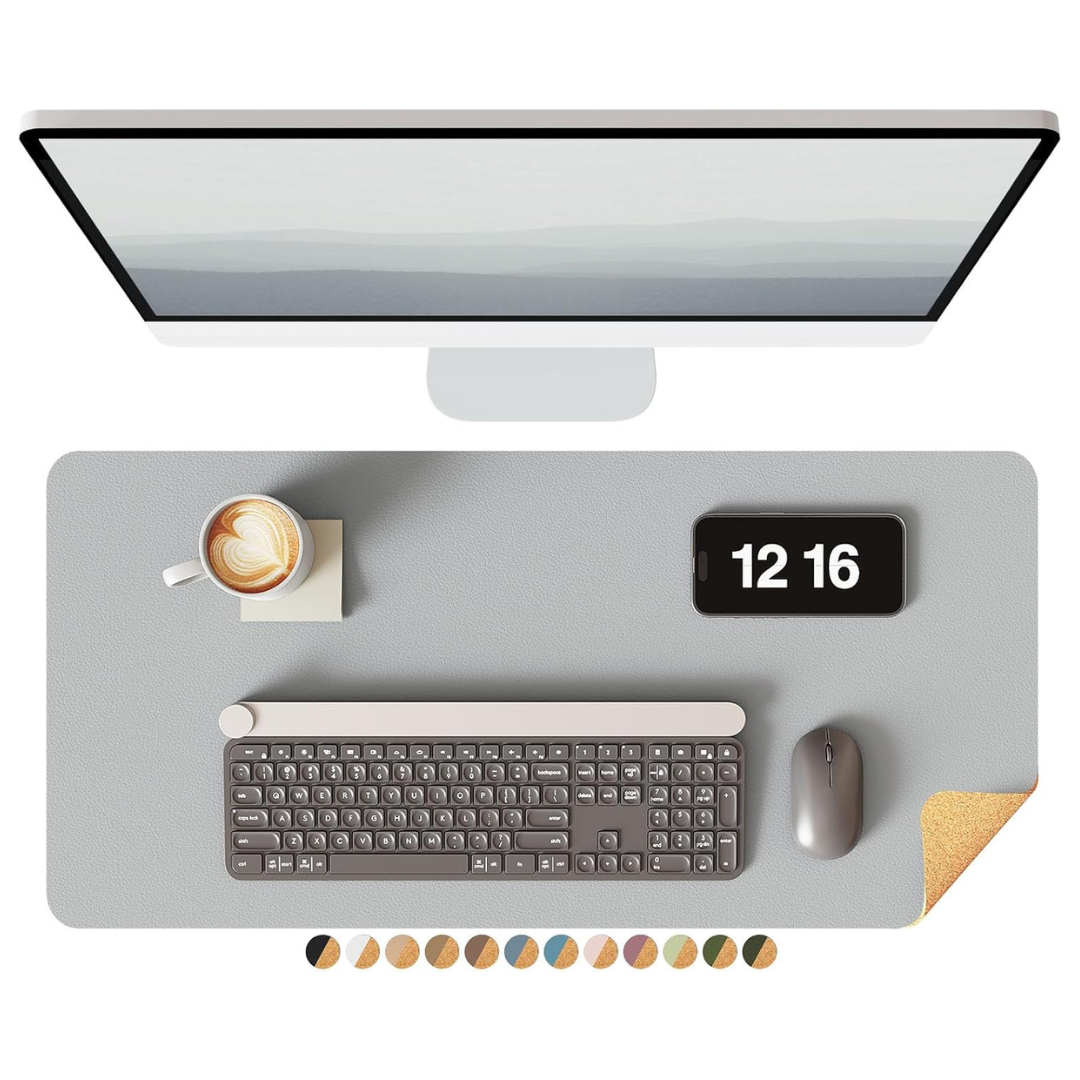 Large Leather Desk Mat Mouse Pad