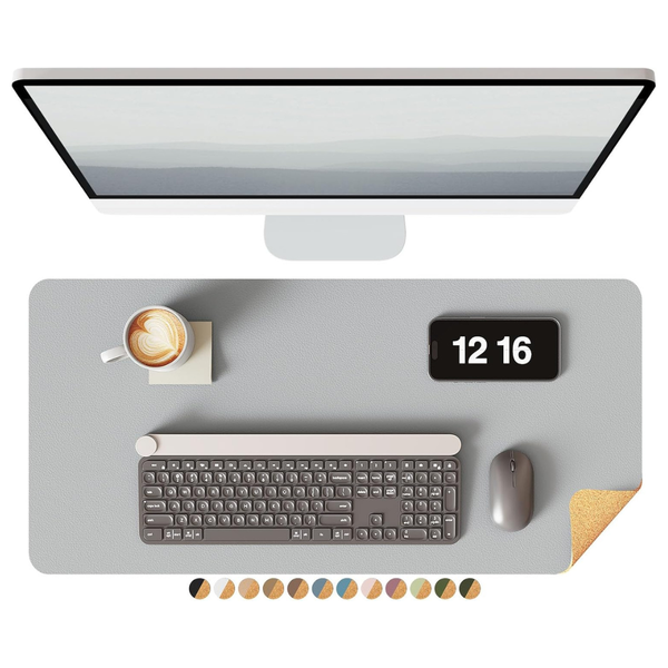Large Leather Desk Mat Mouse Pad