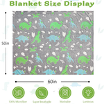 50" x 60" Soft Throw Glow in The Dark Blanket
