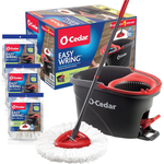 O-Cedar Easywring Microfiber Spin Mop & Bucket Floor Cleaning System