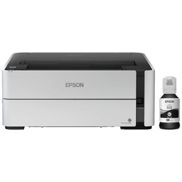 Epson EcoTank ET-M1170 Wireless Monochrome SuperTank Printer + 2 Years of Unlimited Ink
