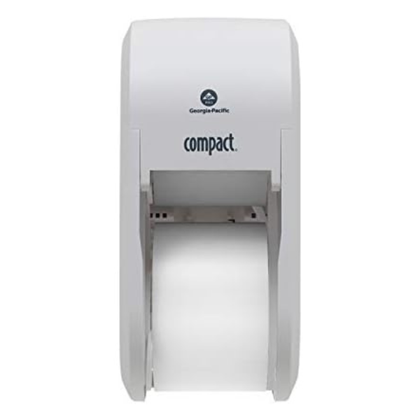 Compact 2-Roll Vertical Coreless High-Capacity Toilet Paper Dispenser