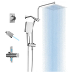 Letingoo 8" High Pressure Shower Head With Handheld Spray