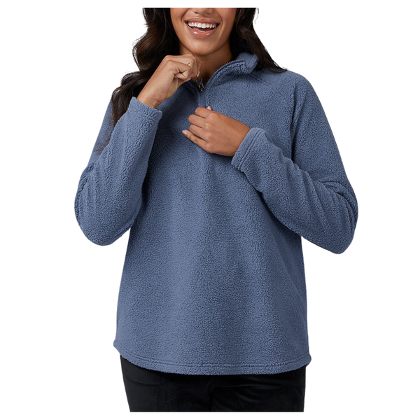 32 Degrees Women's Shorthair Sherpa 1/4 Zip Top (4-Colors)