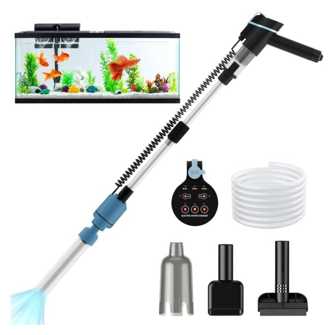 24W Electric Fish Tank Vacuum Gravel Cleaner