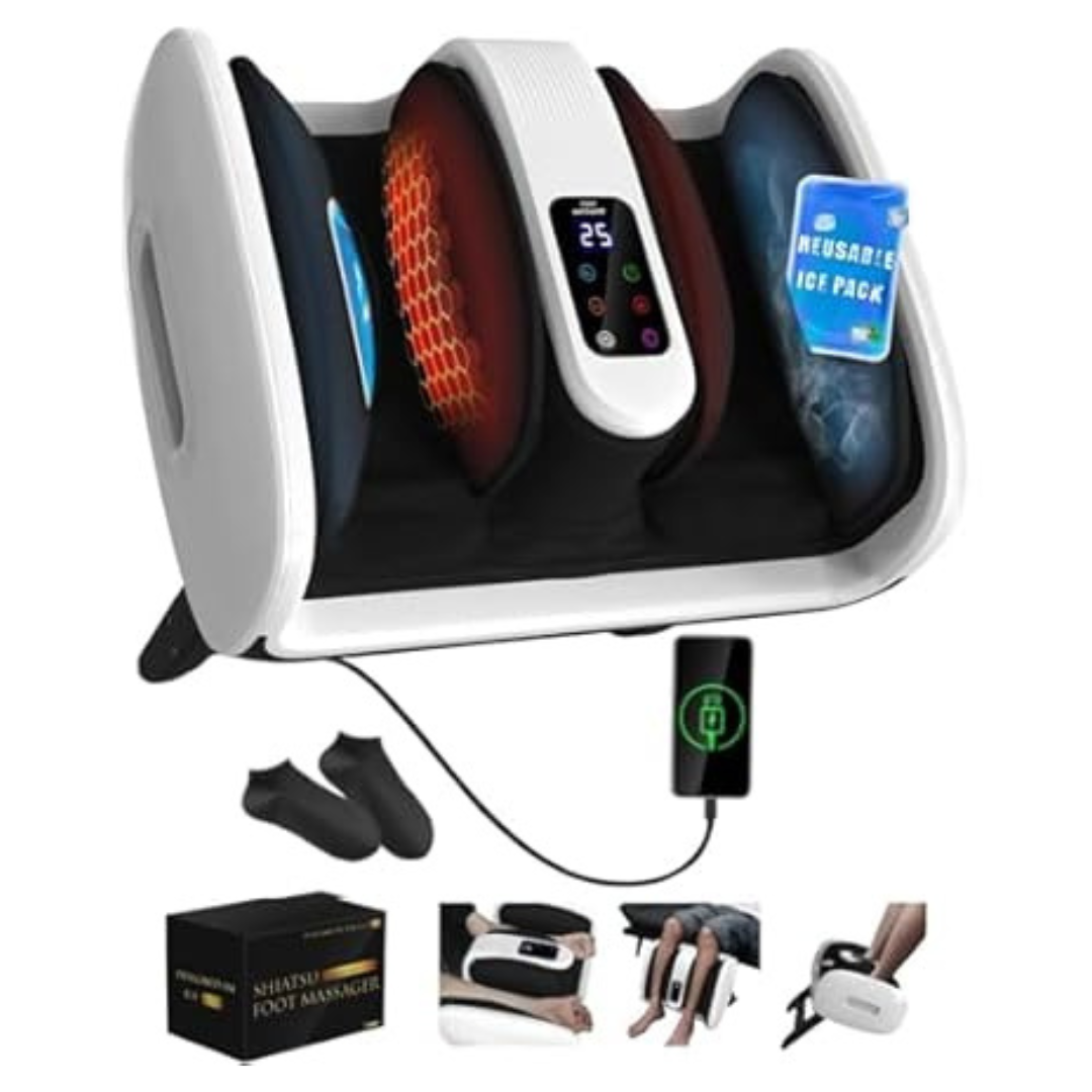 Sumell Foot Massager With Heat & Ice Therapy