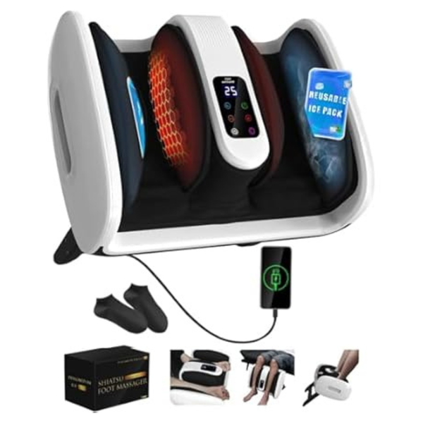 Sumell Foot Massager With Heat & Ice Therapy