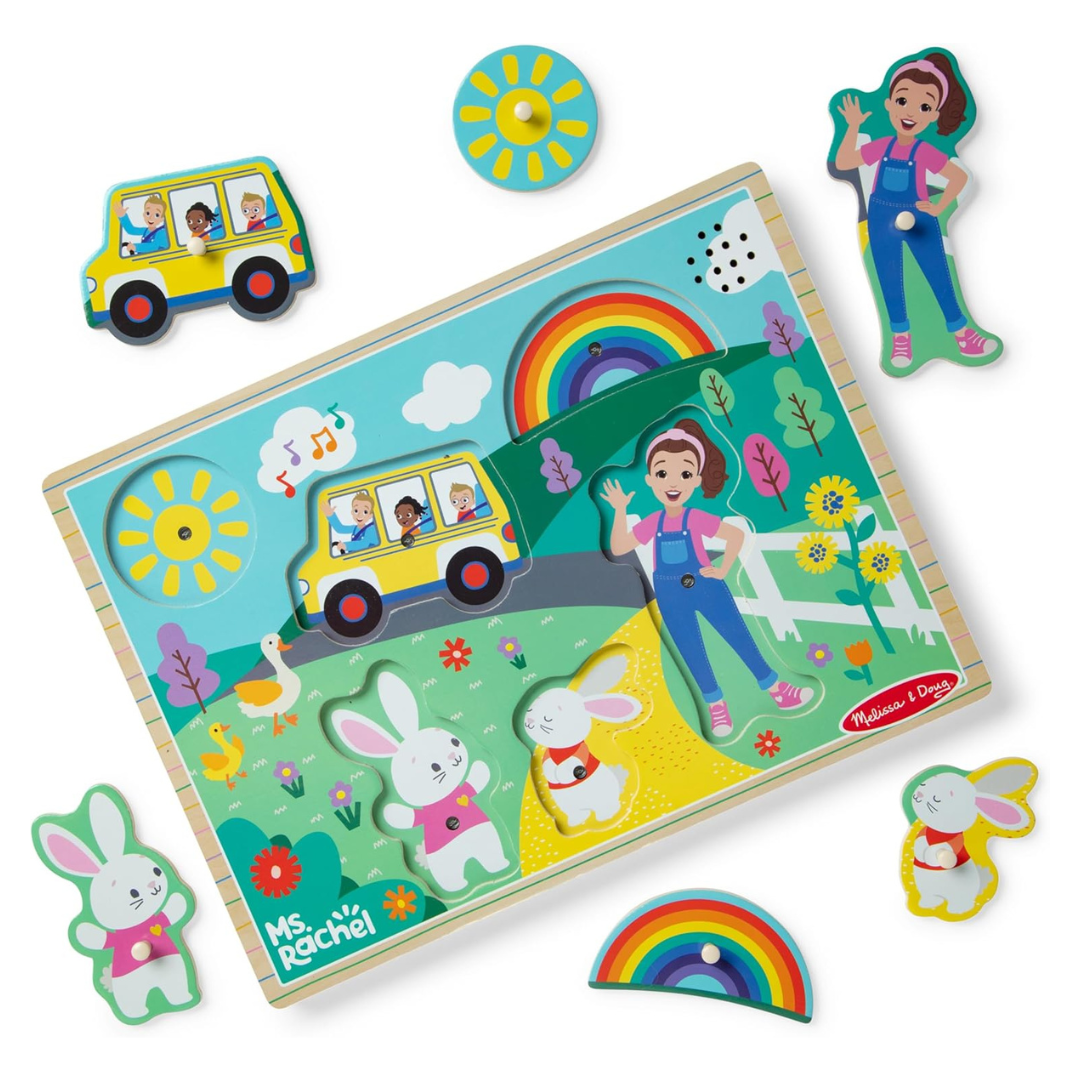 Melissa & Doug Ms. Rachel 6-Piece Sound Puzzle