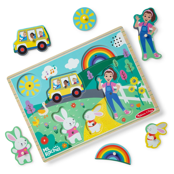 Melissa & Doug Ms. Rachel 6-Piece Sound Puzzle