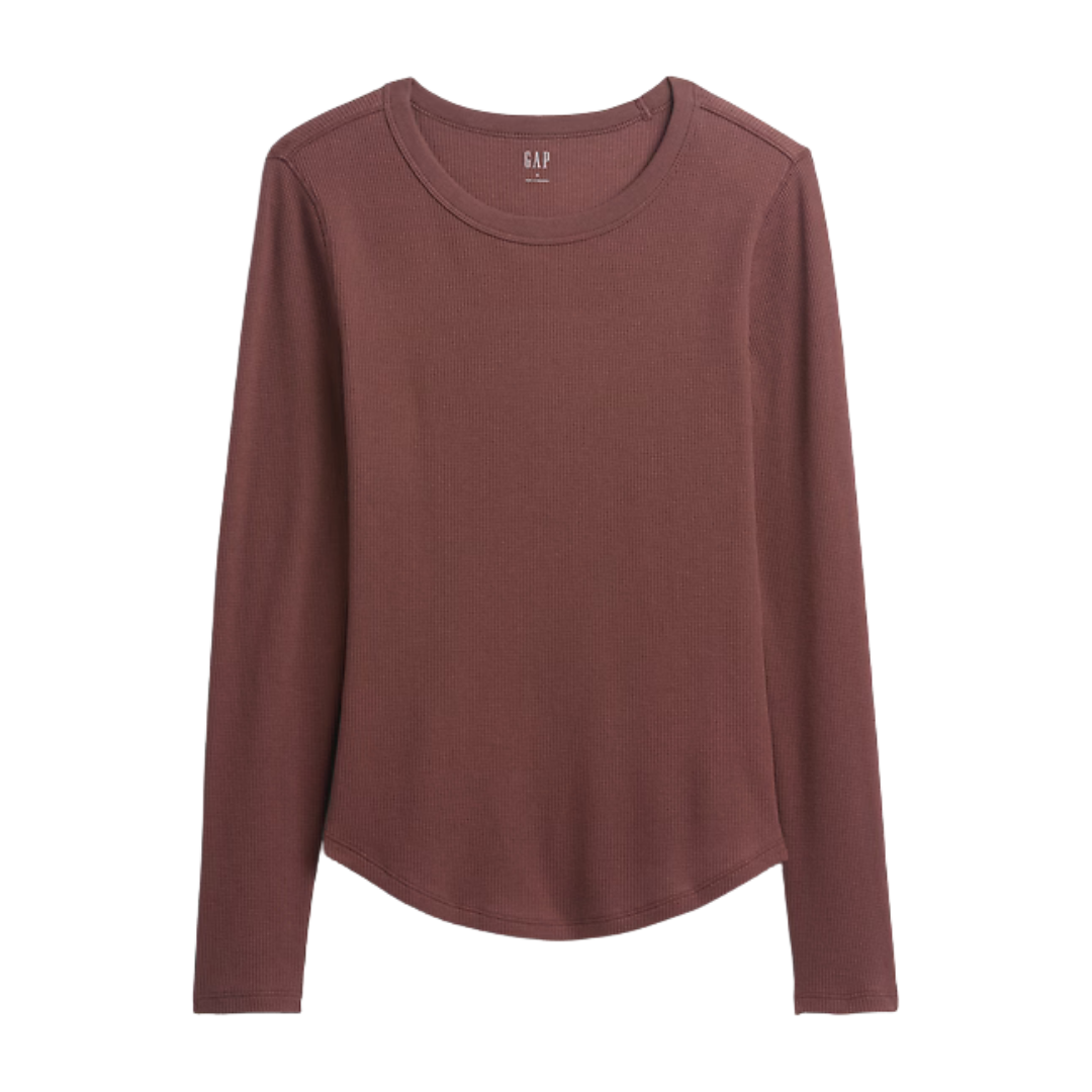 GAP Waffle-Knit Crewneck T-Shirt (Various)