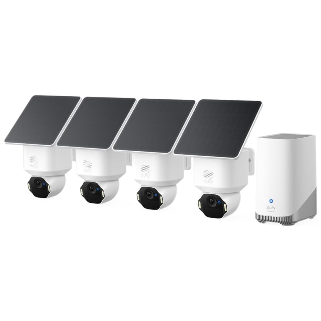 eufy Security SoloCam E42 4-Cam Kit (HomeBase S380)