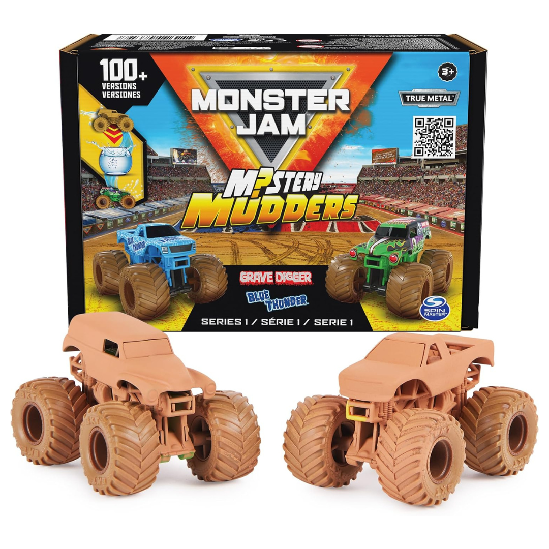 Monster Jam, Mystery Mudders 2-Pack Monster Trucks