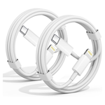 2-Pack 3-Ft Apple MFi Certified USB-C To Lightning Cable