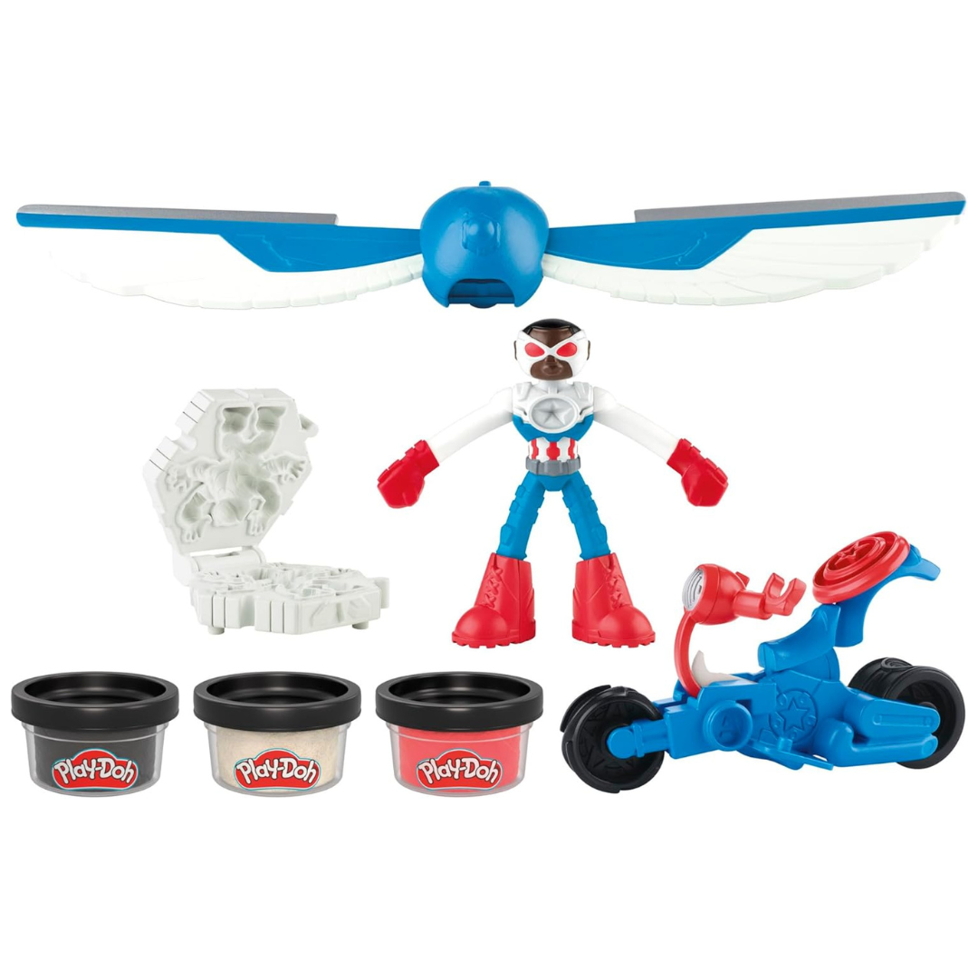 Play-Doh Marvel Captain America Moto-Slicer Playset