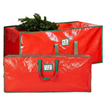 2-Pack Christmas Tree Storage Bags With Reinforced Handles (Red)