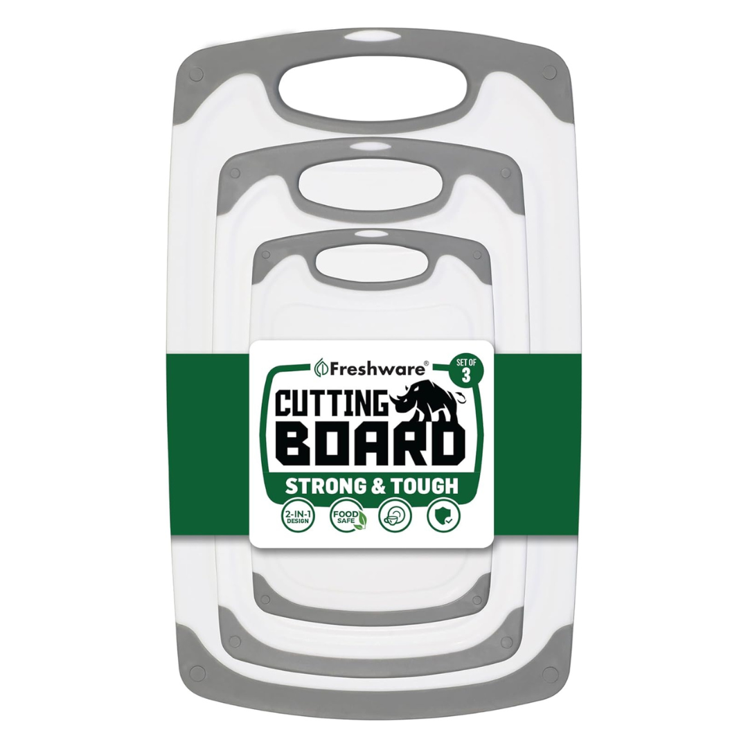 3-Piece Freshware Cutting Board Set
