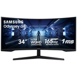 34" Samsung Odyssey G55T Curved WQHD 165Hz 1ms HDR VA Freesync Gaming Monitor