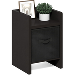 Viola Thick Frame End Table with Storage Bin