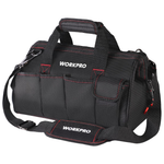 14" Multi-pocket Tool Organizer Bag w/ Adjustable Shoulder Strap