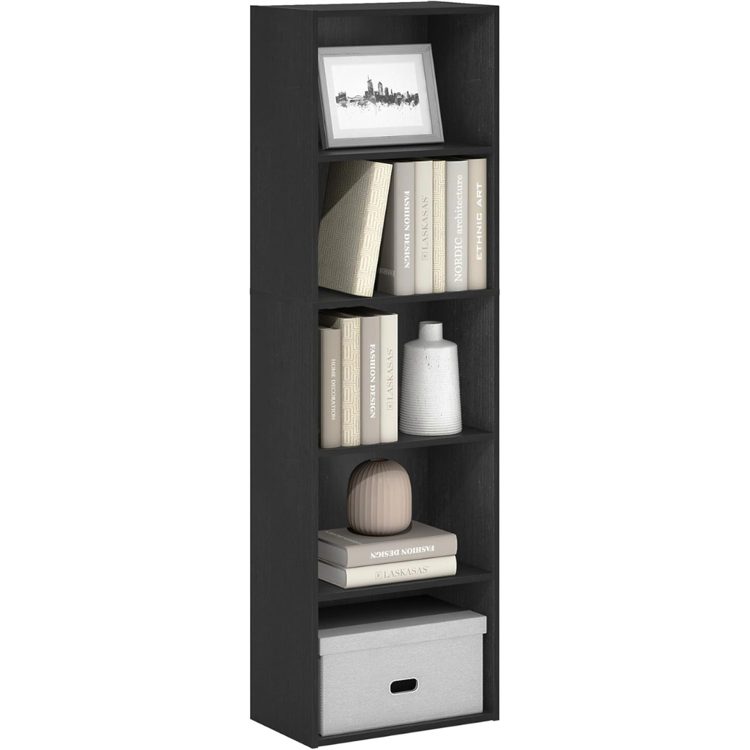 Furinno Luder 5-Tire Heavy Duty Freestanding Book Shelf