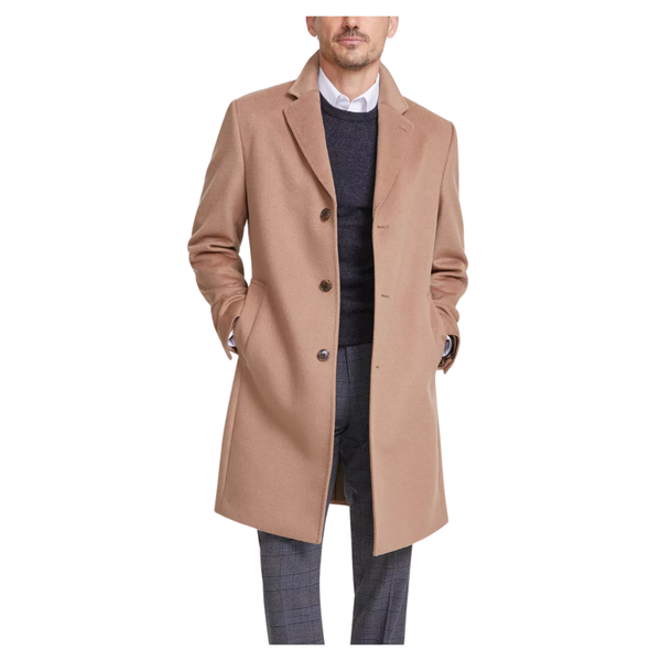 Michael Kors Men's Classic-Fit Wool Cashmere Blend Kavon Overcoat (Various)