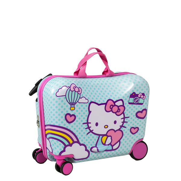 Sanrio Kid's Sanrio Hello Kitty Character Ride On Scooter Hardside Luggage