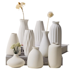 9-Piece Boho Ceramic Bud Vase Set