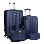 4-Piece Travelers Club Midtown Hardside Luggage Set