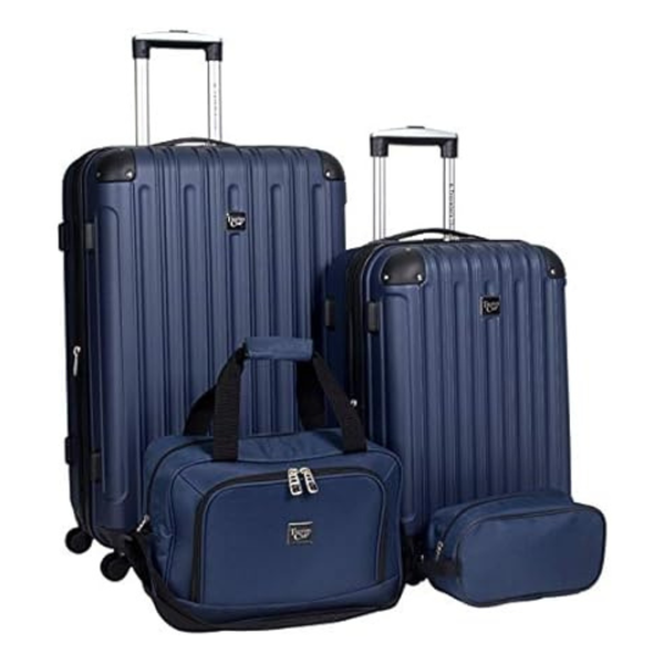 4-Piece Travelers Club Midtown Hardside Luggage Set