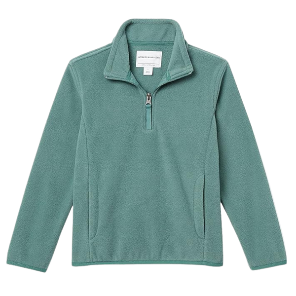 Amazon Essentials Toddler Girls' Quarter-Zip Polar Fleece Jacket