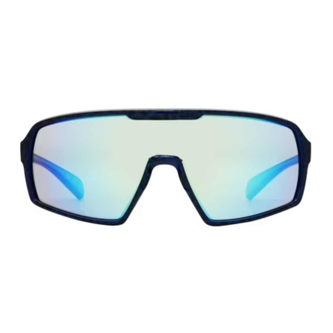 Panama Jack x Foster Grant Blue Wrap-Around Unisex Sunglasses