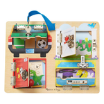 Melissa & Doug Wooden Locks & Latches Toy