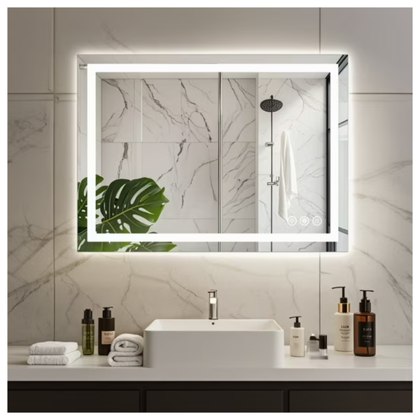 20" x 28" Lighted Anti-fog LED Bathroom Vanity Mirror