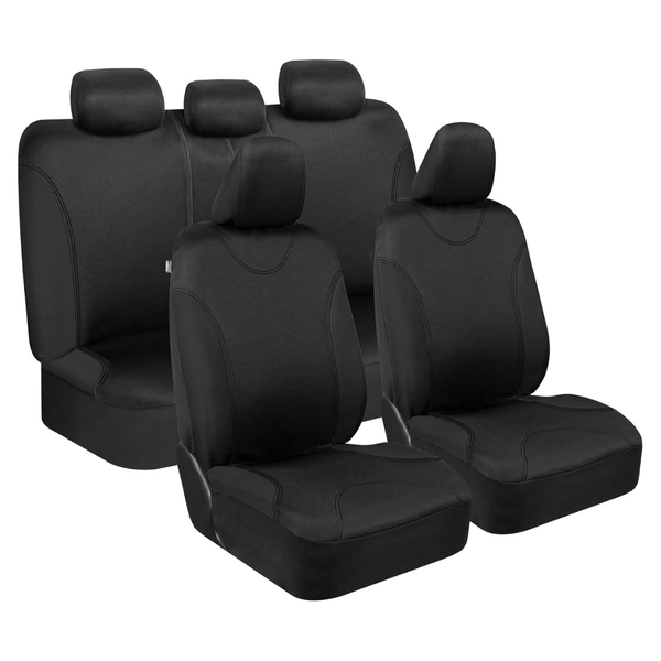 BDK Black Car Seat Covers Full Set