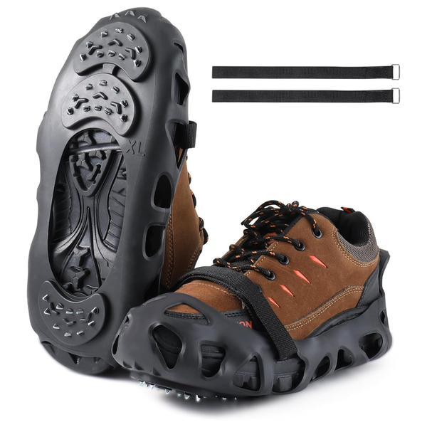 2-Pairs Non Slip Gripper Spikes For Shoes