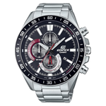 Casio Men's 50mm Quartz Watch With Stainless Steel Strap