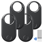 4-Pack Apple MFi Certified iOS Only Air Tags Bluetooth Tracker & Key Finder