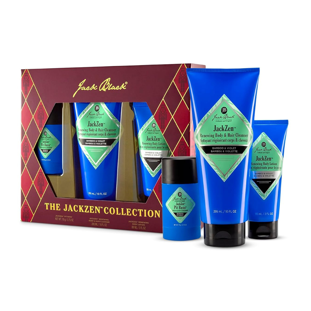 3-Piece Jack Black Men's Multi-Purpose Body Wash Collection Set