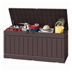 Homall 82 Gallon Outdoor Storage In Resin Lockable Deck Box