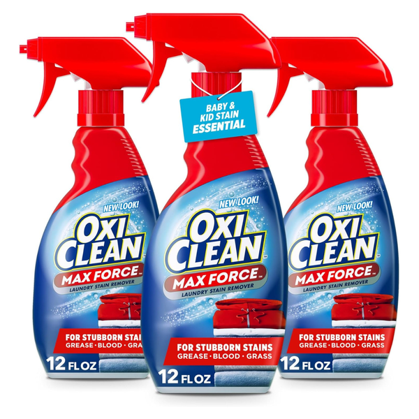 12-Pack (3-Pk x 4) 12-Oz OxiClean Max Force Laundry Stain Remover Spray
