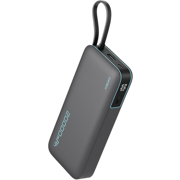 Cuktech 20000mAh 45W Power Bank With Built-In USB-C Cable