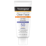 3.0 Fl Oz Neutrogena Clear Face Liquid Lotion Sunscreen With SPF 50