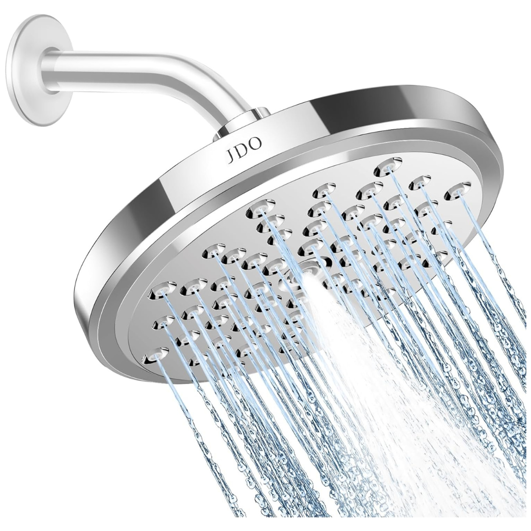 7" High Pressure Premium Chrome Rain Shower Head