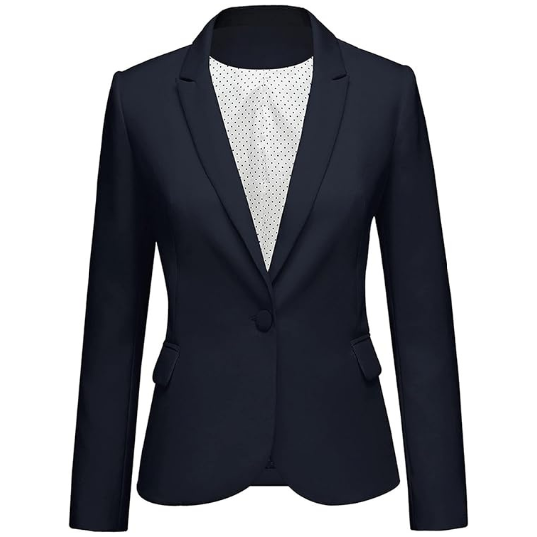 LookbookStore Notched Lapel Women's Blazer