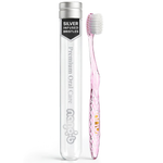 Manual Silver Soft/Medium Bristles Toothbrush W/ Sensitive Gums