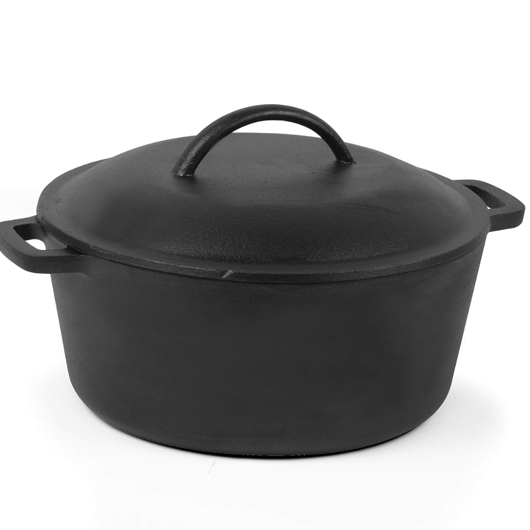 5-Qt Commercial Chef Cast Iron Dutch Oven