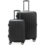 2-Piece Expandable 8-Wheel Lightweight Hardside Suitcase (20" & 28")